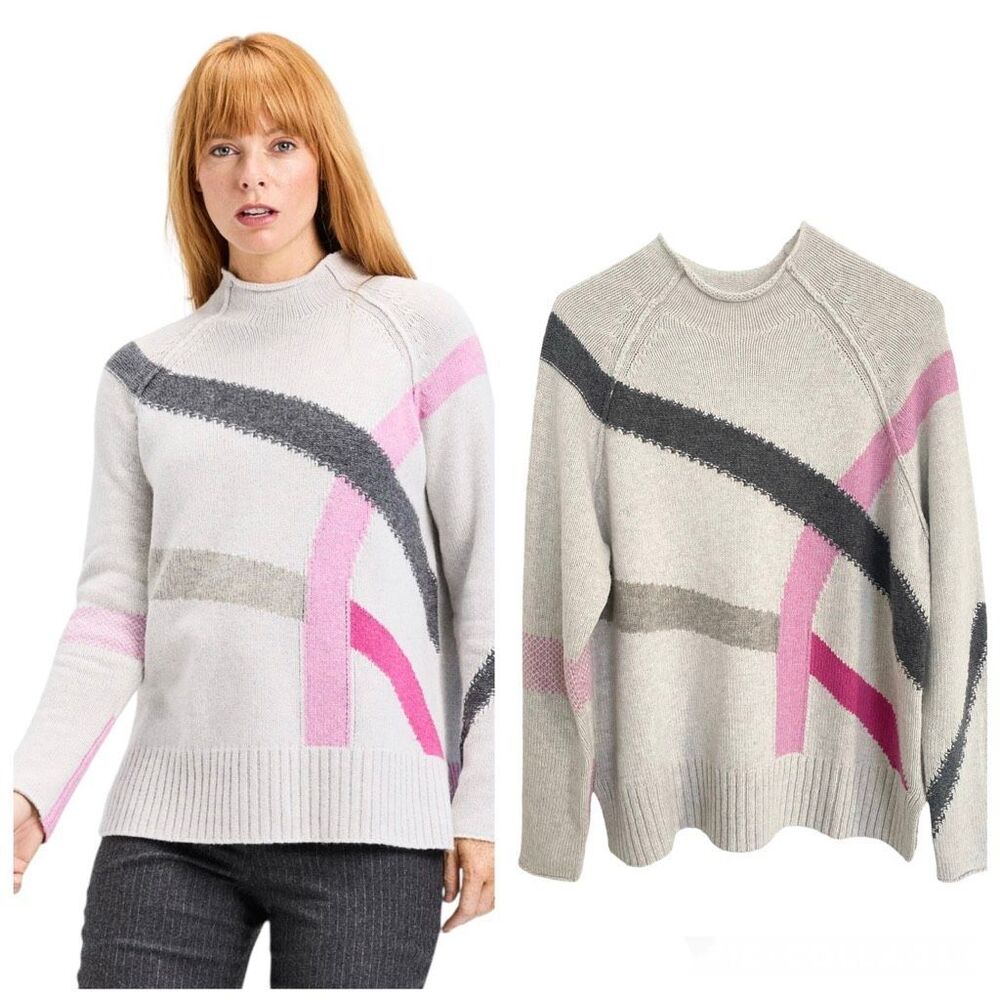 Zaket & Plover Road Map Women’s Sweater Sz M